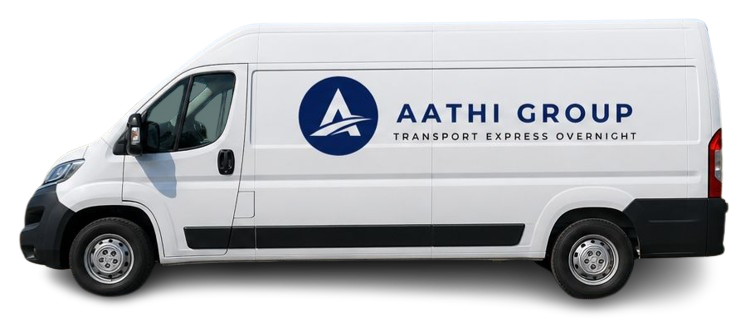 Aathi Express delivery van